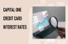 capital one credit card interest rate
