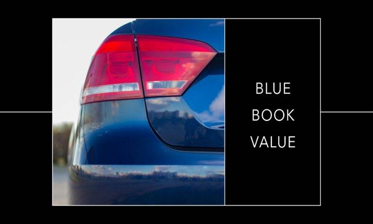 check the blue book value of my car
