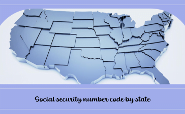 social security number code by state