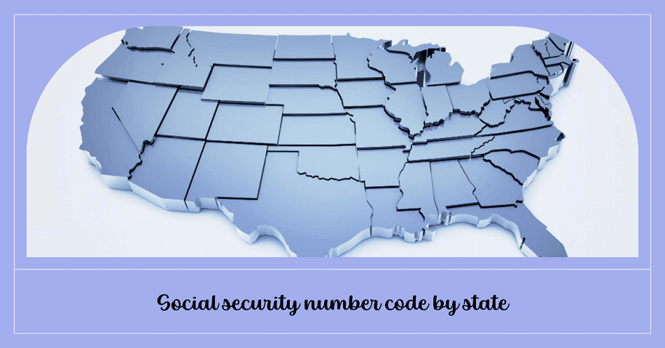 social security number code by state