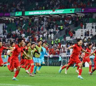 South Korea National Football Team VS Portugal National Football Team Standings