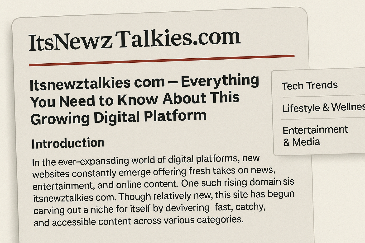 Itsnewztalkies com